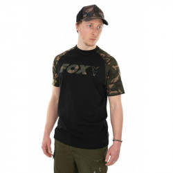 #3000 fox-raglan-t-shirt-black-camo-tricko