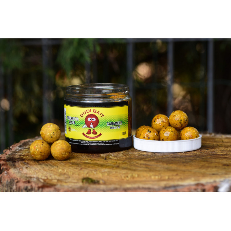 #6114 dipovane-boilies-dudi-bait-tigernuts-amur-100g-nerozpustne-tari