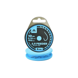 #5999 1147853_mikado-hotovy-navazec-ready-rigs-aji-feeder-1m-8ks - prumer-0-10mm - velikost-hacku - 16 (1)
