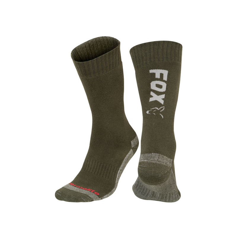 #6603 cfw118_cfw119_thermolite_socks_green_silver_pair
