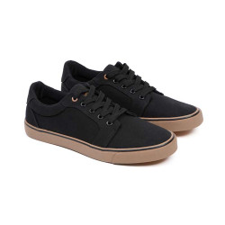 #6618 cfw216_221_fox_black_canvas_shoes_main