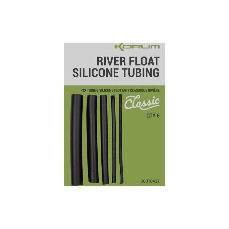 #8227 korum-hadicky-na-plavaky-classic-river-float-silicone-tubing-70-mm-6-ks